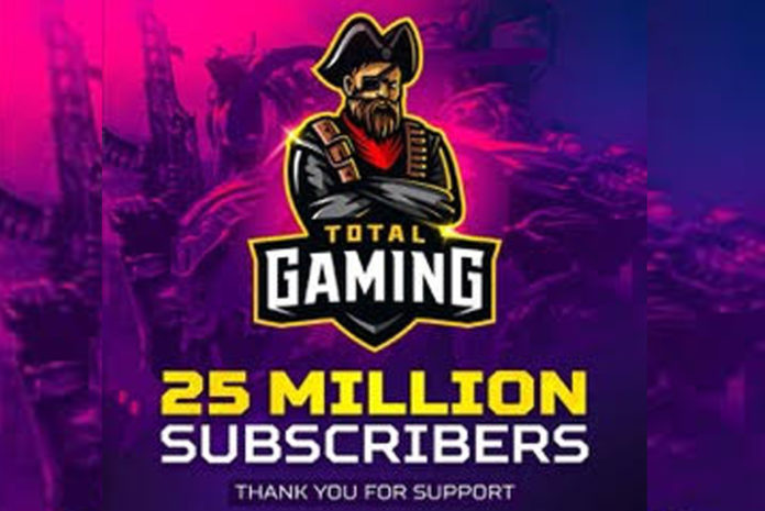 Esport Big Record: Total Gaming sets big record, becomes the first Indian Gaming YouTuber to cross 25 million subscriber